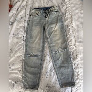 Ksubi Light Blue Distressed Boyfriend Jeans